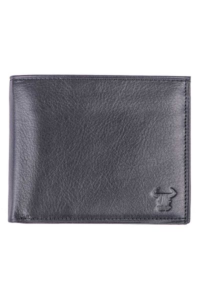 Toro Nero Men's wallet made of genuine leather, black-brown Walletian