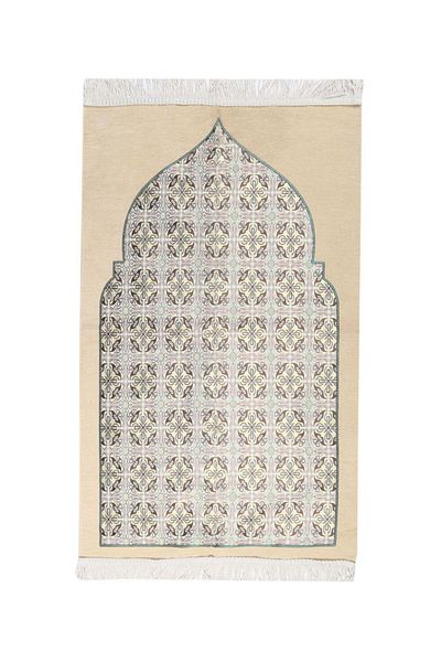 MANASEK Shanil Prayer Mat (Beige)