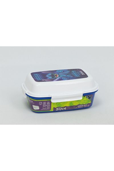 SUNCE Disney Stitch 4-Clip Closure Lunch Box