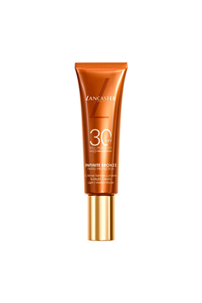 Lancaster Infinite Bronze Spf30 Renkli Güneş Koruyucu Light Medium Ton 50 ml