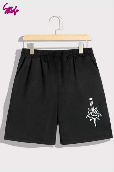 SevMode Σορτς Unisex με στάμπα