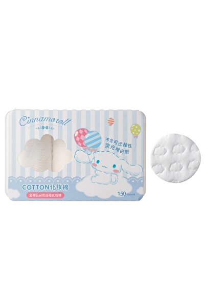 Miniso Sanrio Lisanslı Cinnamoroll Bulut Desenli Makyaj Temizleme Pamuğu -150Ad.
