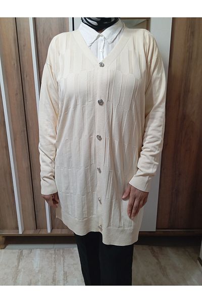 ASEZ BUTİK Thin Hijab Knitwear Jacket Vest