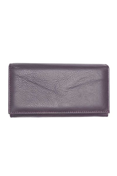 Toro Nero Women's wallet made of genuine leather, purple, Essential