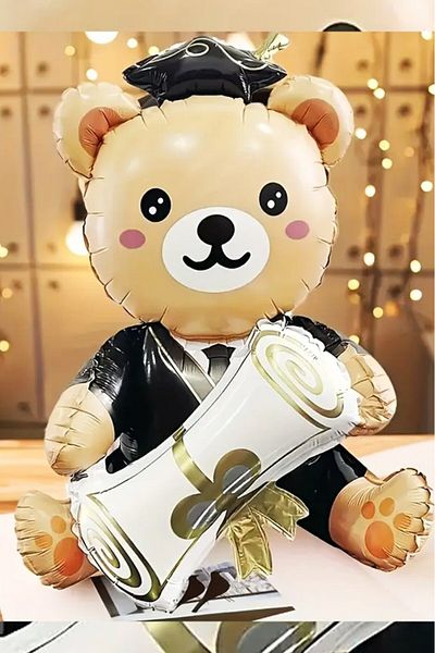 BeySüS Graduation Balloon Diploma Teddy Bear
