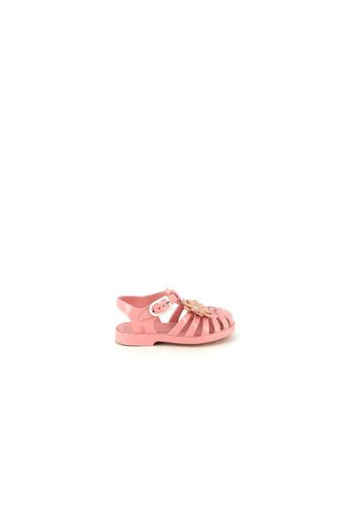 MEDUSE Sunflower Guimauve - Pink Flower Detailed Children's Sandals
