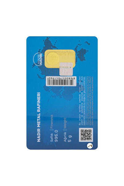 Nadir Gold 5 gr 24 Ayar Nadirgold gram Altın
