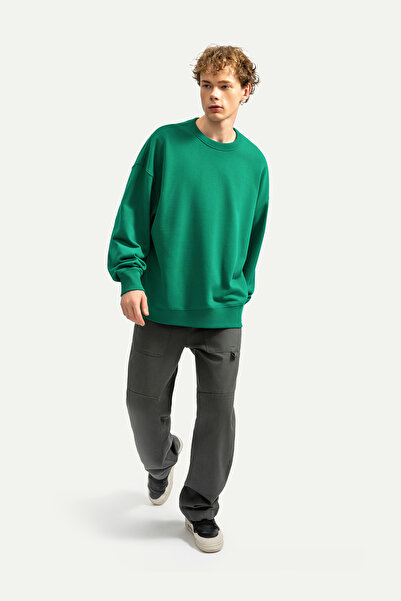 KAFT Унисекс базова рокля Relax / Oversize - Ruden - Forest Shade