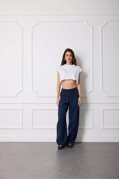 Beyyoglu Baskılı Crop Tshirt