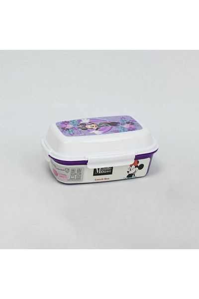 SUNCE Minnie Mouse 4-Clip Closure Lunch Box