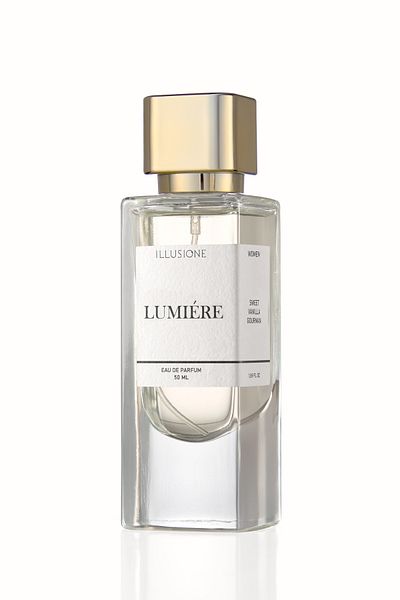 Illusione Perfume Illusione Apa De Parfum, Lumiére, Femei, 50ml | Dulce-gurmand | Cocos, Piersica, Lăcrămioare, Mosc