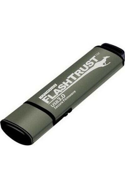 Kanguru 8GB FlashTrust - Encrypted 3.0 Secure Firmware Flash Drive