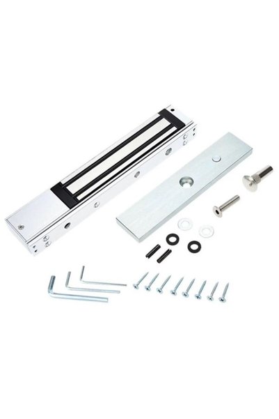 ONS Manyetik Kapı Kilidi 280kg | Elektromıknatıs Güvenlik Kilidi | 12V/24V DC | Geçiş Sistemi
