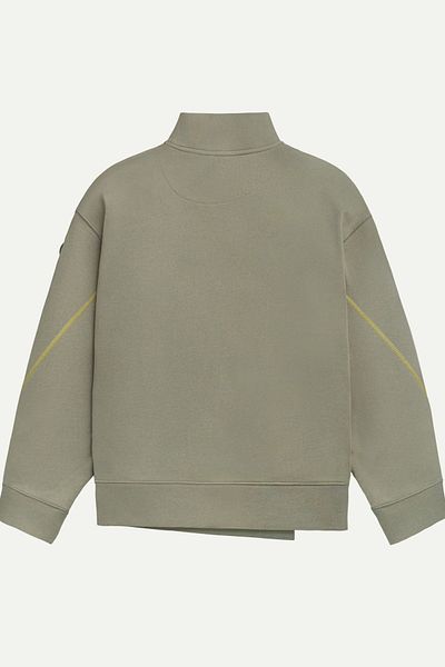 KAFT Φούτερ Unisex με μισό φερμουάρ - Ploid - Concrete