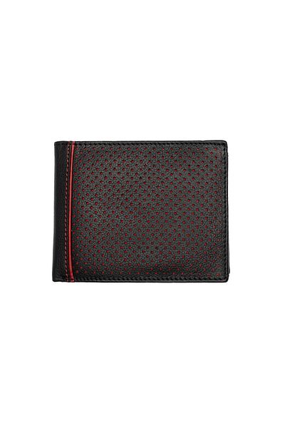Toro Nero Men's Wallet Made Of Black Genuine Leather Aron
