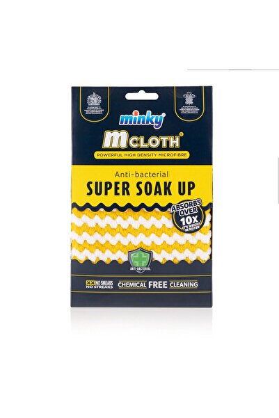 Minky Homecare منشفة تجفيف مينكي إم كلوث فائقة الامتصاص باللون الأصفر