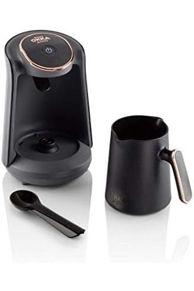 Arzum Okka Turkish Coffee Maker Minio by Arzum Okka, Black and Gold Copper
