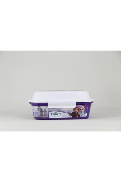 SUNCE Disney Fr ozen 4-Clip Closure Lunch Box