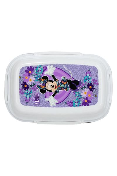 SUNCE Minnie Mouse 4-Clip Closure Lunch Box