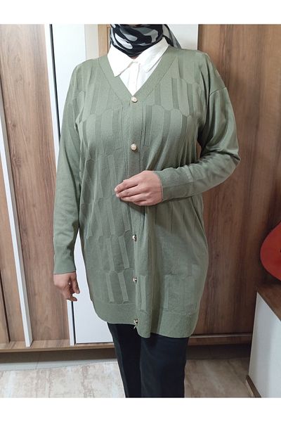 ASEZ BUTİK Thin Hijab Knitwear Jacket Vest