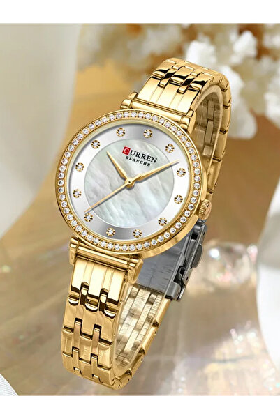 Curren 9087 Stainless Steel Analog Watch, Wrist Watch for Women