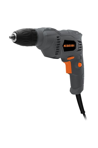 kseibi KBM 450 S، مثقاب كهربائي، 450 واط، سرعة بدون تحميل 0-3300 دورة في الدقيقة، مثقاب كهربائي مع مفتاح 10 مم بدون مفتاح