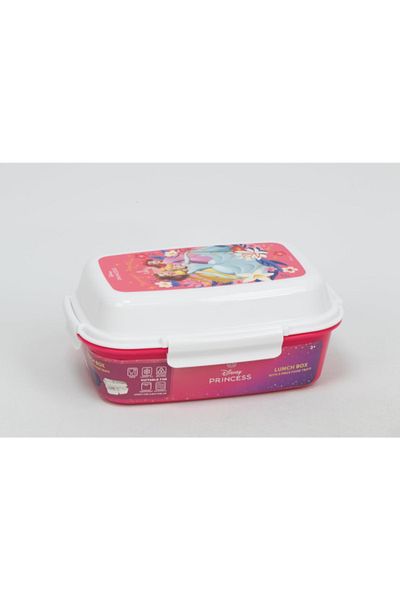 SUNCE Disney Princess 4-Clip Closure Lunch Box