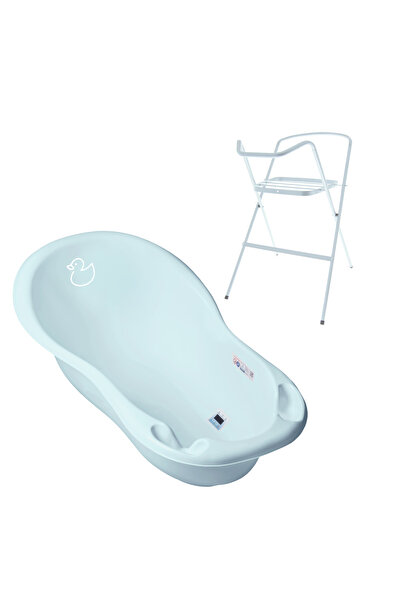 Tega Baby Set cadita 102 cm Duck Blue + Stand metalic