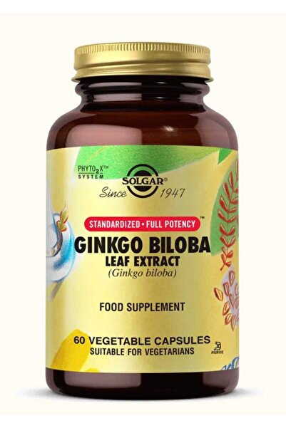 Solgar Ginkgo Biloba 60 Kapsül