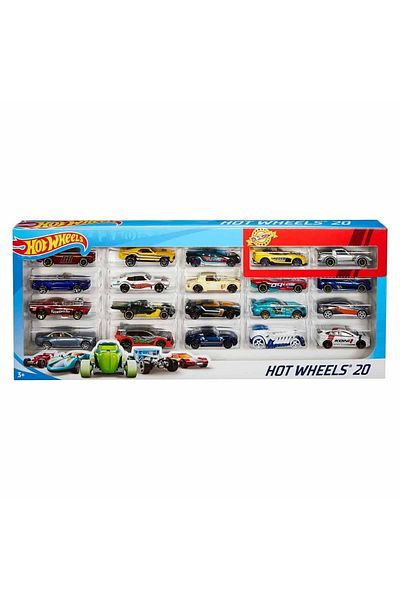 Emperium H7045 Hot Wheels 20-Piece Car Set-Mixed Assortment