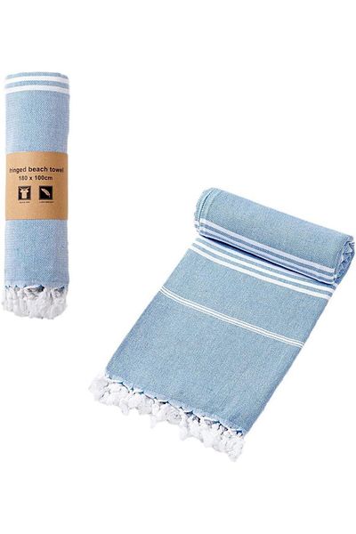 COOYA Beach Towel,180x100CM Oversized,Cotton Towel for Beach & Yoga, Prewashed, Lightweight, Quick Dry