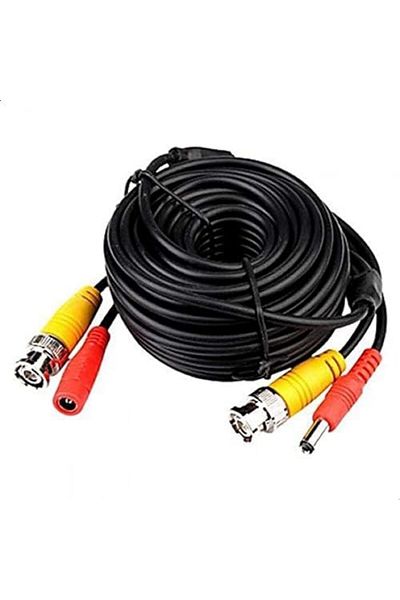 Other Coaxial Cable for CCTV Video Camera with RF Connector, 30 m Length