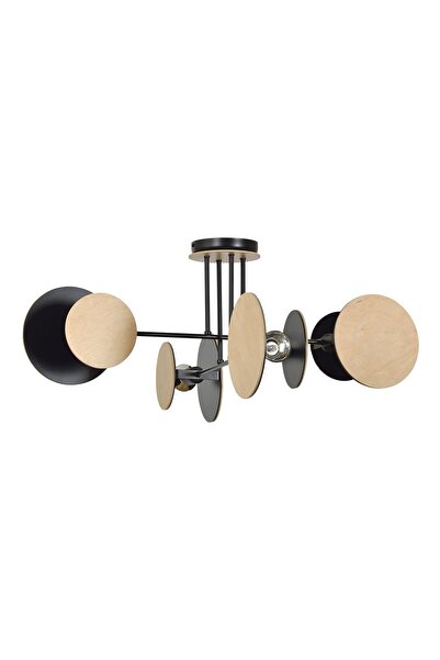 Adviti Candelabru Rita AD-LD-6320BE27, E27, 4 x 60W, negru/maro