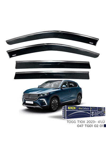 Niken TOGG T10X Niken Kromlu Cam Rüzgarlığı 4lü Set 2023 ve Üstü