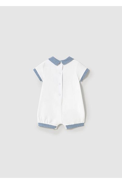 MAYORAL Baby Boy Jumpsuit White 1708