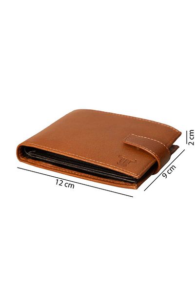 Toro Nero Men's wallet made of brown genuine leather BigCoin
