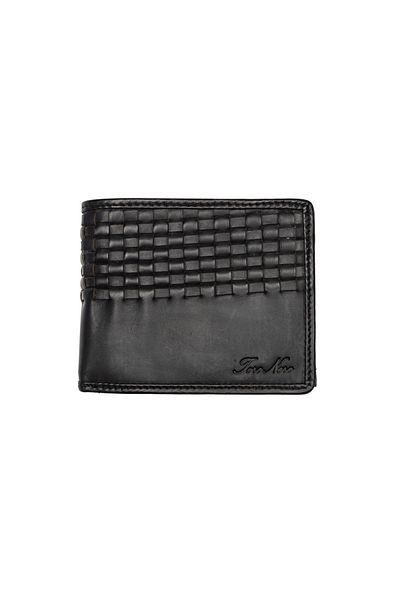 Toro Nero Men's wallet made of genuine black leather Fin