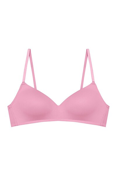 ESOTIQ Sutien push-up fără fereturi BLOOVII, cu nervuri și cupe modelate, înt...