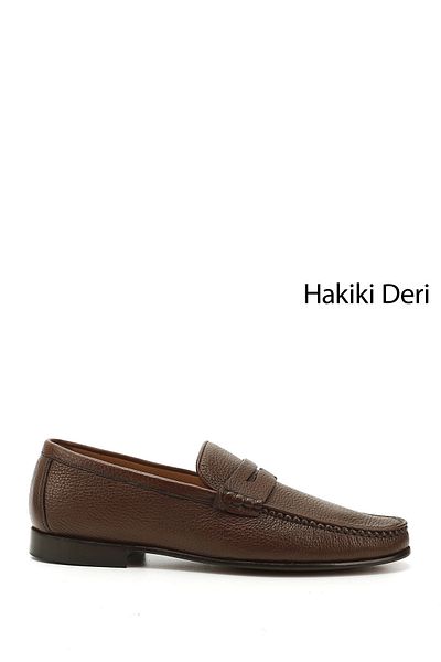 GÖNDERİ(R) Men's Leather Sole Genuine Leather Loafer Shoes