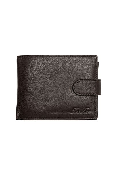 Toro Nero Men's Wallet Made Of Brown Genuine Leather Viki, Rfid Protection