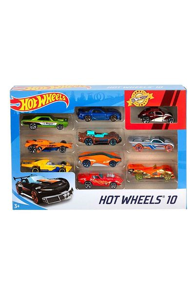 Emperium 54886 Hot Wheels 10-Piece Car Set - Mixed Assortment