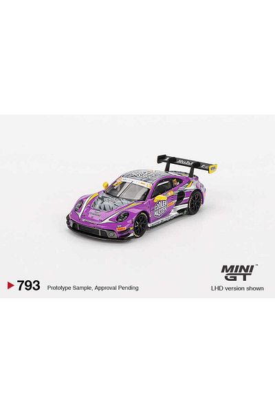 mini gt 1:64 Porsche 911 Gt3 R # 27 Hubauto 2023 Macau Gp Collectible Model Car