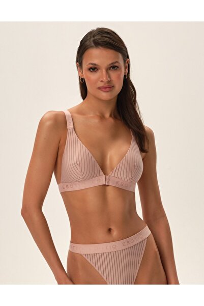 ESOTIQ Sutien triunghi moale, fără căptușeală, cu bandă lată, fără armătură, ...