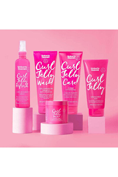 Umberto Giannini Șampon definitor bucle cu vitamina B5, Curl Jelly Wash, Umberto Giannini, 250 ml