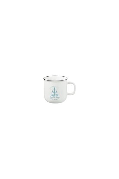 Secret de Gourmet Sailor White mug, ceramic, 140 ml