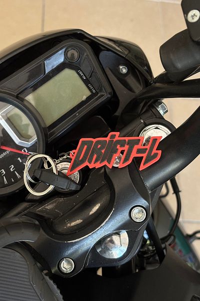 Banxtre Black-Red Keychain for Mondial Drift-L (1 Pc)