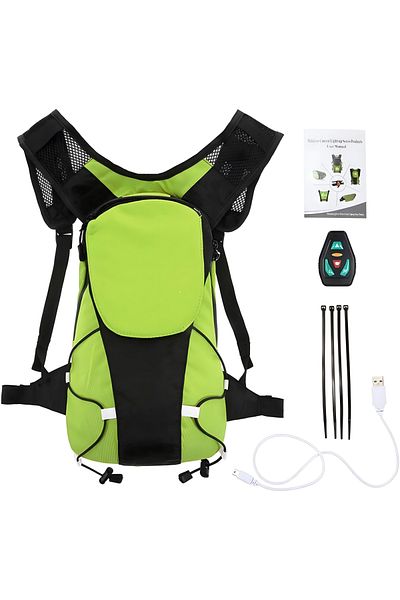 Koopsio Smart Backpack With Integrated LED Signal Function For Bicycle And Electric Scooter Safety