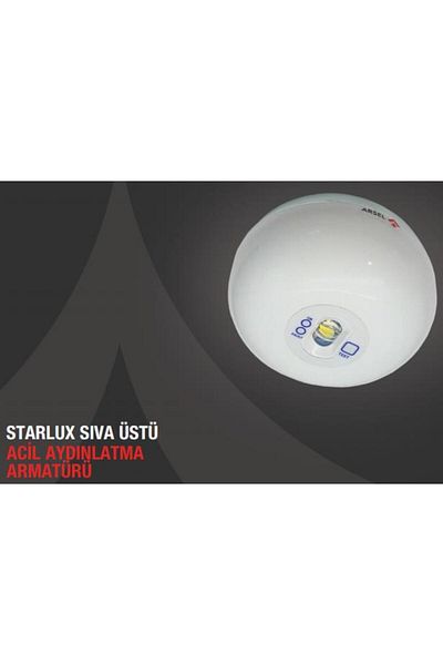 Arsel Starlux Stu-103 - Surface Mounted 180 MinutesEmergency Lighting Fixture