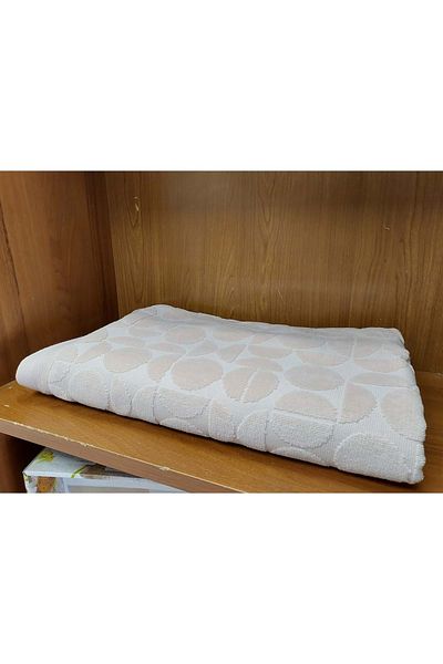 Özdilek Πετσέτα μπάνιου Özdilek Velvet Cotton Large Size (90x150)-Circular Beige