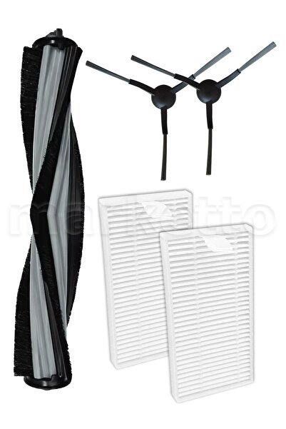 Marketto مجموعة Viomi Alpha 2 Pro البديلة المتوافقة المكونة من 5 قطع فرشاة رئ...